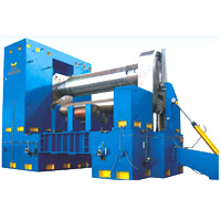NC horizontal down roller adjust rolling machine