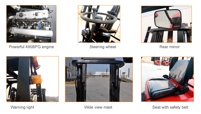 2-4Tons Diesel Forklift Truck(图1) 2-4Tons Diesel Forklift Truck(图1)
