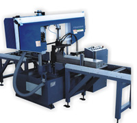 Double Coumn Type Semi-Automatic Band Saw