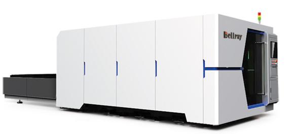 CLOSE-TYPE DOUBLE-DRIVE HIGH-SPEED FIBER LASER CUTTING MACHI