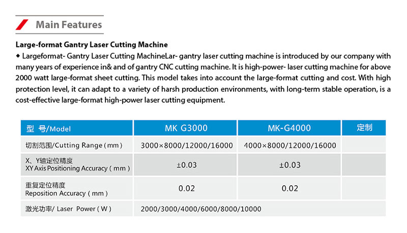 MK-G3000/G4000 LASER CUTTER MACHINE(图1)